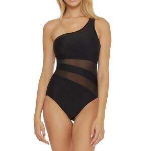 BCA by Rebecca Virtue Women's Venture Lara Black One Piece NWT